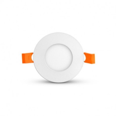 Miidex Lighting - Plafonnier LED Blanc Ø90mm 3W 3000K - Réf : 7746