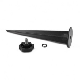 Miidex Lighting - Piquet de Fixation Projecteur - Alu Noir - Sachet de 10 - Réf : 8000