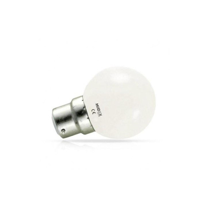 Miidex Lighting - Ampoule LED 1W bulb B22 6000°k - Réf : 7640