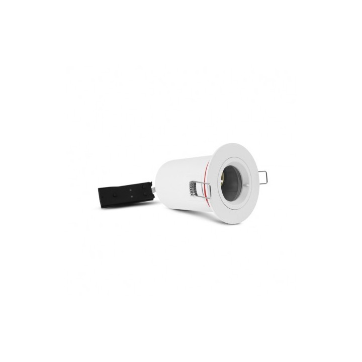 Miidex Lighting - Support plafond BBC Rond Blanc avec douille automatique Ø90 mm - Réf : 77184