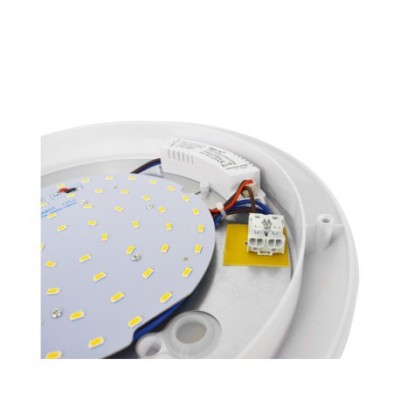 Miidex Lighting - Plafonnier LED Hublot rond 20W Ø300mm 4000K IP65 - Réf : 778820