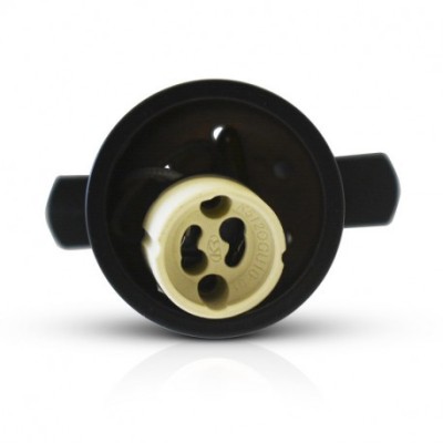Miidex Lighting - Spot LED sur Rail GU10 (sans ampoule) NOIR - Réf : 8371