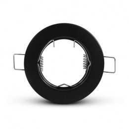 Miidex Lighting - Support plafond Rond Noir Ø78 mm - Réf : 77090