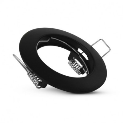 Miidex Lighting - Support plafond Rond Noir Ø78 mm - Réf : 77090