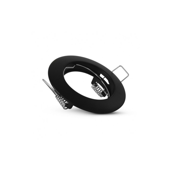 Miidex Lighting - Support plafond Rond Noir Ø78 mm - Réf : 77090