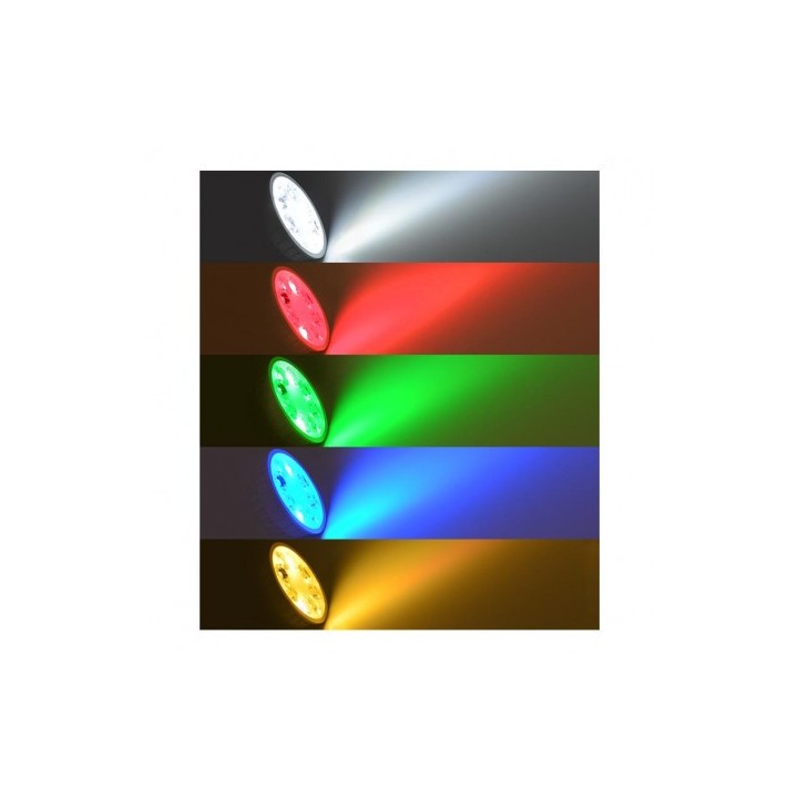 Miidex Lighting - Ampoule LED GU10 4W RGB+CCT - Réf : 100404