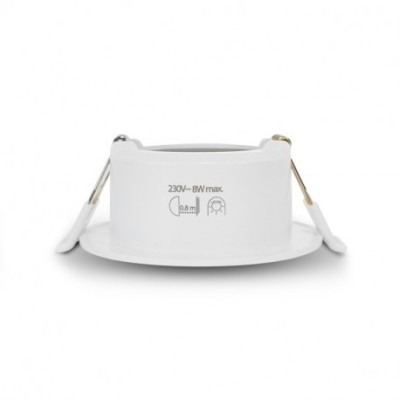 Miidex Lighting - Support plafond Rond Orientable Blanc Ø90 mm - Réf : 77041