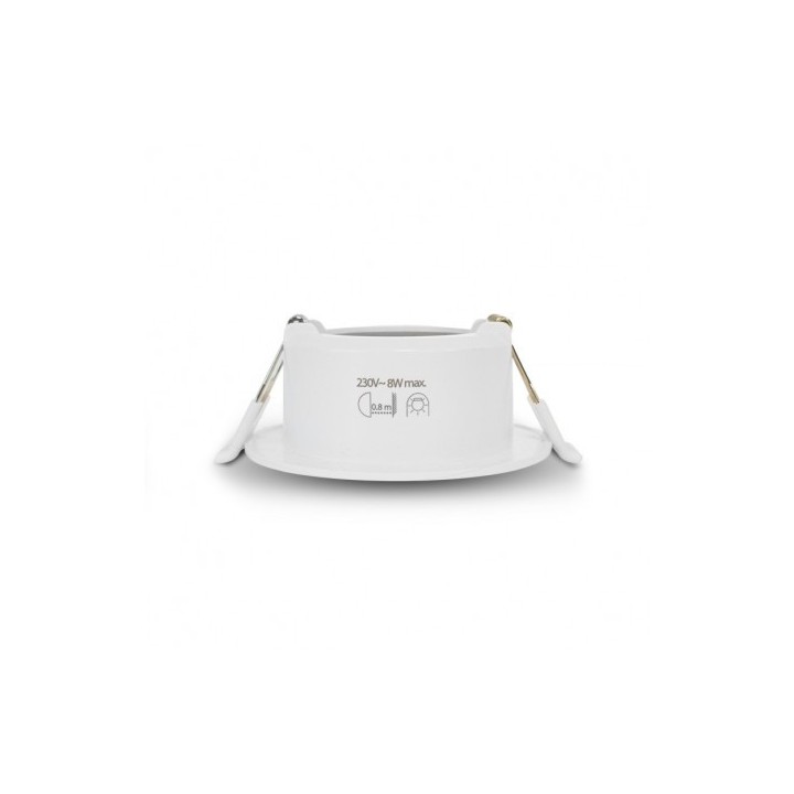 Miidex Lighting - Support plafond Rond Orientable Blanc Ø90 mm - Réf : 77041