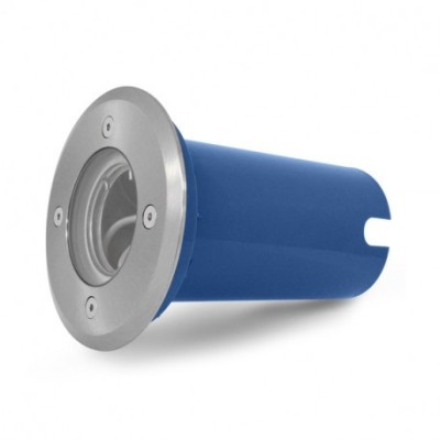 Miidex Lighting - Spot Encastrable Sol + Douilles GU10 & GU5.3 Inox 316 L - Réf : 707300