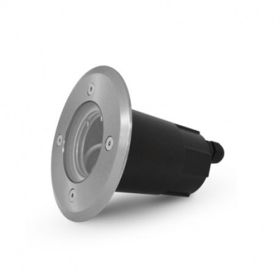 Miidex Lighting - Spot Encastrable Sol + Douilles GU10 & GU5.3 Inox 316 L - Réf : 707300