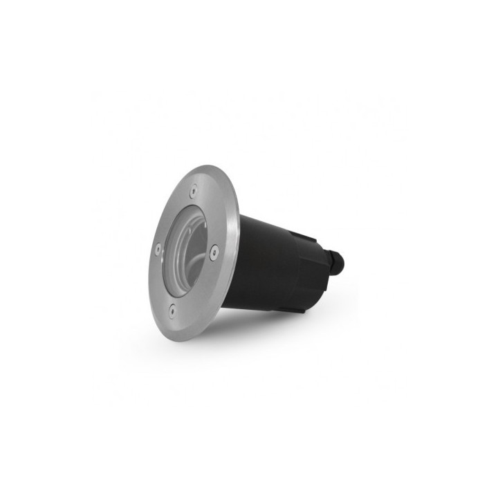 Miidex Lighting - Spot Encastrable Sol + Douilles GU10 & GU5.3 Inox 316 L - Réf : 707300