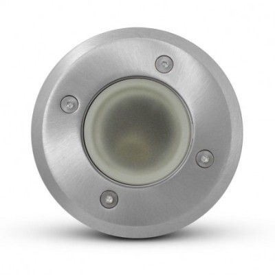 Miidex Lighting - Spot Encastrable Sol + Douilles GU10 & GU5.3 Inox 316 L - Réf : 707300