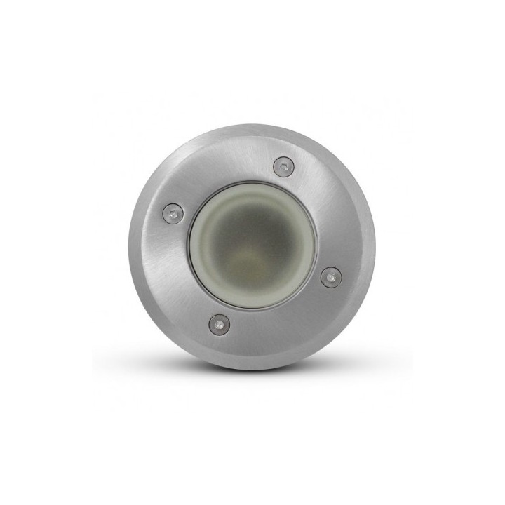Miidex Lighting - Spot Encastrable Sol + Douilles GU10 & GU5.3 Inox 316 L - Réf : 707300