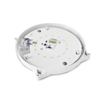 Miidex Lighting - Plafonnier LED Hublot rond 11W Ø215mm 4000K IP65 - Réf : 7788202