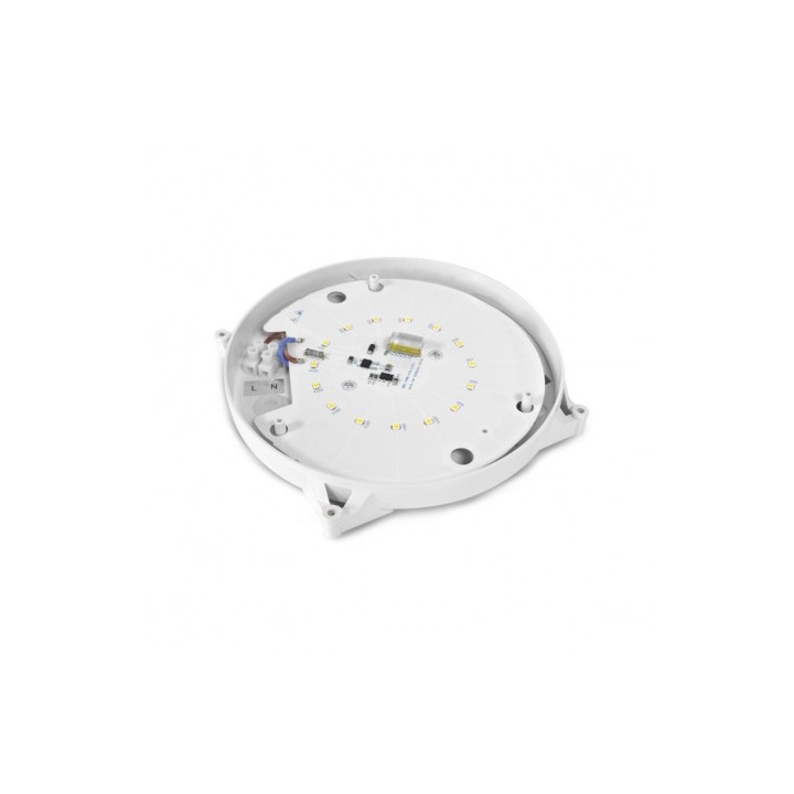 Miidex Lighting - Plafonnier LED Hublot rond 11W Ø215mm 4000K IP65 - Réf : 7788202