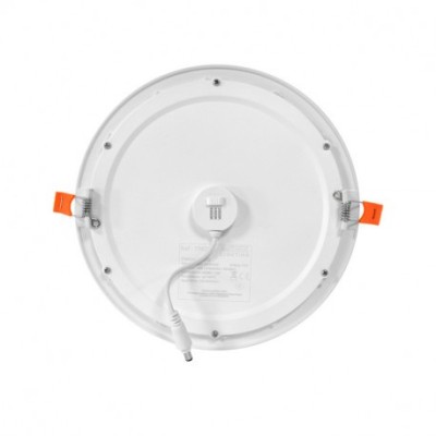 Miidex Lighting - Plafonnier LED Blanc Ø225 18W CCT GARANTIE 5 ANS - Réf : 77678