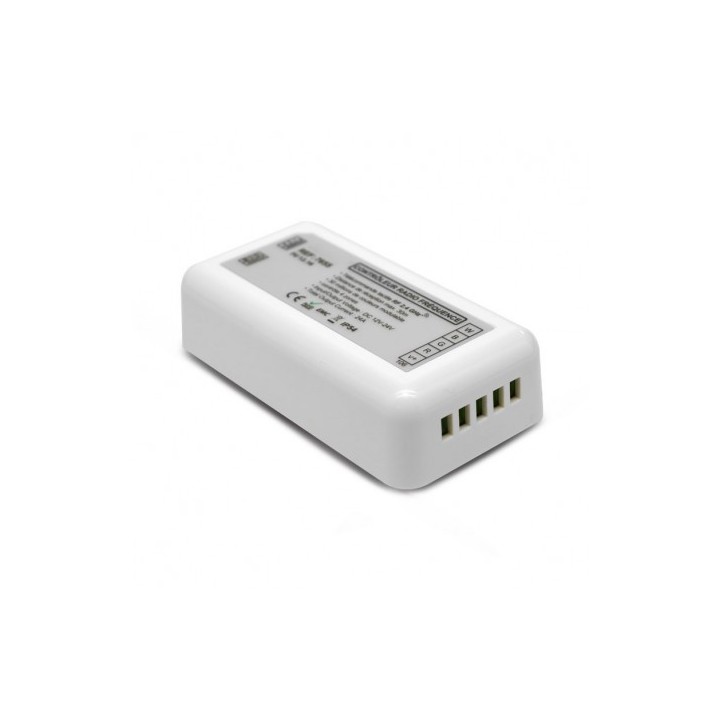 Miidex Lighting - Controleur Radio Fréquence 4 zones pour bandeau RGB et RGB +BLANC - réf : 7655