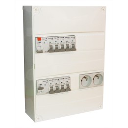 Digital Electric - Tableau Électrique Pré-câblé - 2 rangées 13 modules pour logement T1-T2 (sans chauffage) - Réf : 31622
