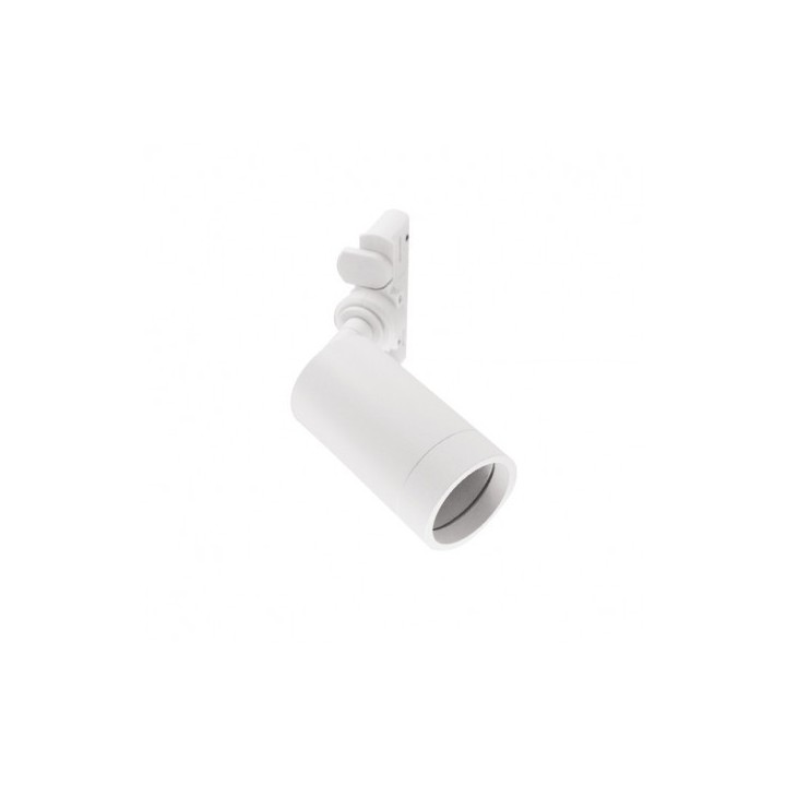 Miidex Lighting - Spot LED sur Rail GU10 (sans ampoule) BLANC - Réf : 8370