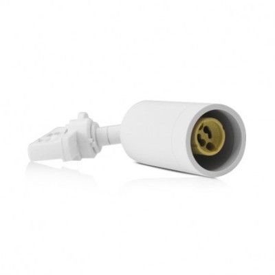 Miidex Lighting - Spot LED sur Rail GU10 (sans ampoule) BLANC - Réf : 8370