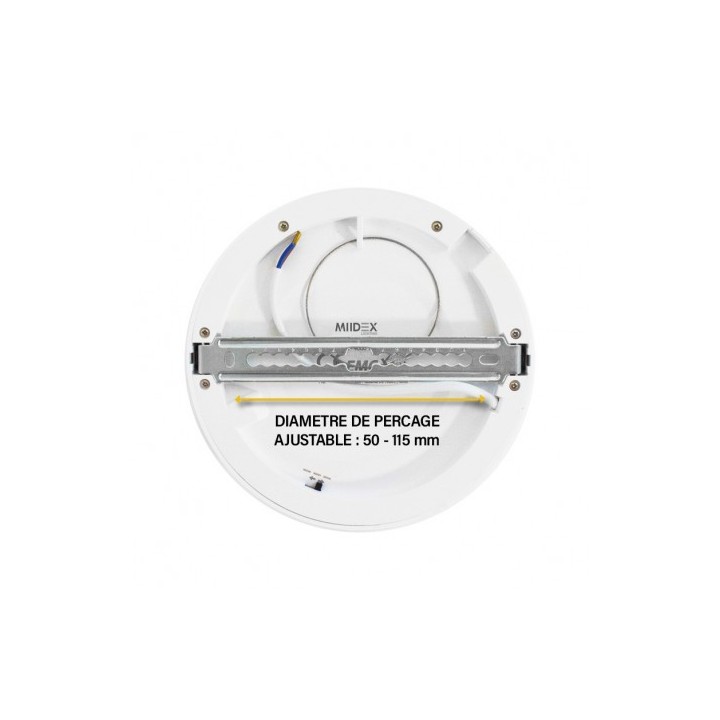 Miidex Lighting - Plafonnier LED Blanc Ø170 12W CCT - Réf : 77554