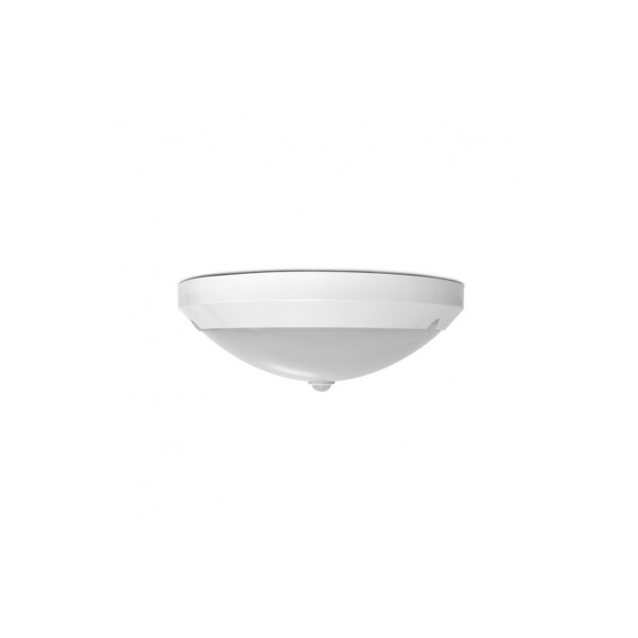 Miidex Lighting - LED Hublot + Détecteur IR Ø297 18W 1600LM 3000K IP65 Blanc - Réf : 7790020