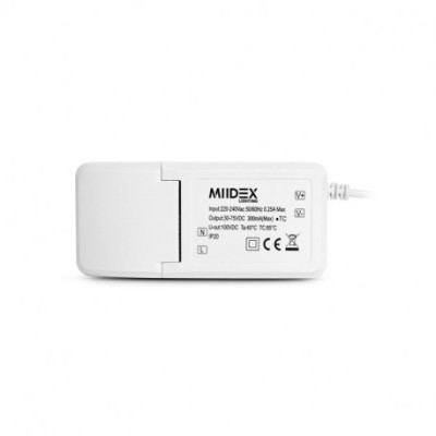 Miidex Lighting - Plafonnier LED Blanc Ø175 12W 3000K - Réf : 100031