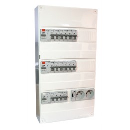 Digital Electric - Tableau Électrique Pré-câblé - 3 rangées 13 modules pour logement T3-T4 - Réf : 31634