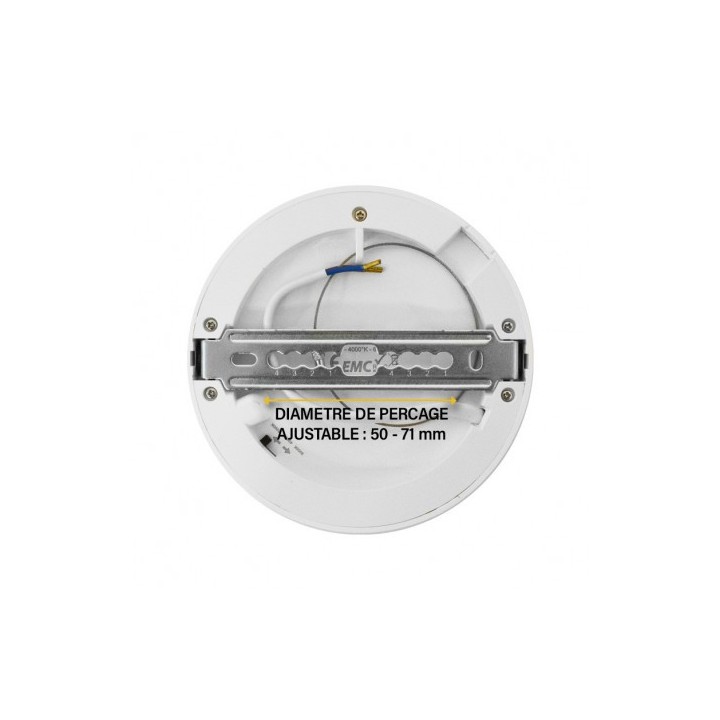 Miidex Lighting - Plafonnier LED Blanc Ø125 6W CCT - Réf : 77492