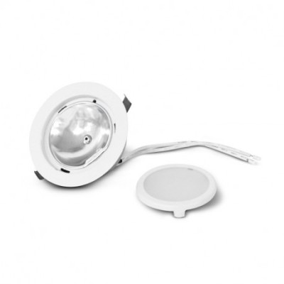 Miidex Lighting - Support Rond pour G4 Blanc Ø75 mm - Réf : 7730