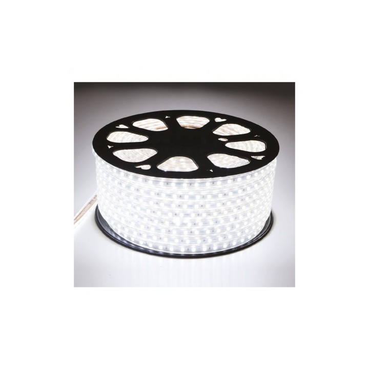 Miidex Lighting - Bobine led 5050 6000k 50 mètres 8w/m 230V ip65 -Réf : 749829