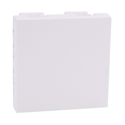 Legrand Mosaic - Obturateurs - 2 modules - blanc - Réf : 077071