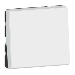 Legrand -  Poussoir ou poussoir inverseur Mosaic Easy-Led 6A 250V~ 2 modules - blanc - Réf : 077040L