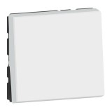 Legrand -  Poussoir ou poussoir inverseur Mosaic Easy-Led 6A 250V~ 2 modules - blanc - Réf : 077040L