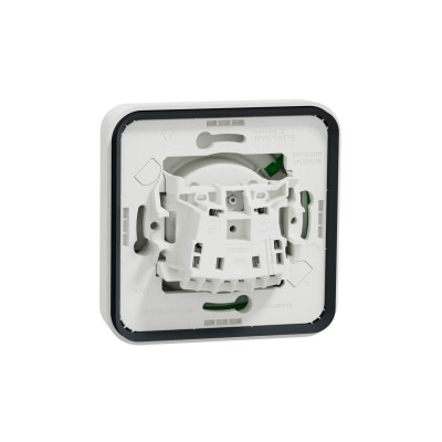 Schneider Mureva Styl - Prise courant 2P+T renforcée pour véhicule électrique - IP55 - Encastré - Blanc - Réf : MUR39011