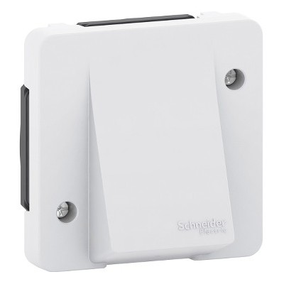 Schneider Electric - Mureva Styl - Sortie de câble - composable - IP55 IK08 - connexion auto - blanc - Réf : MUR37933
