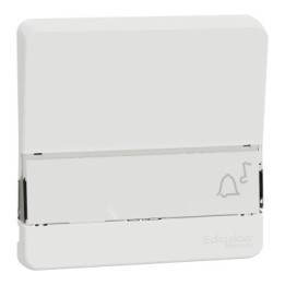 Schneider Electric - Mureva Styl - Enjoliveur porte étiquette lumineux - IP55 - IK08 - blanc - Réf : MUR39203