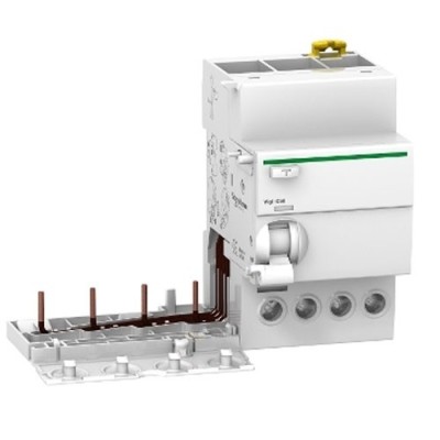 Schneider Electric - Acti9 vigi iC60 - bloc différentiel - 4P 40A 30mA type Asi 400-415 V  - Réf : A9V61440