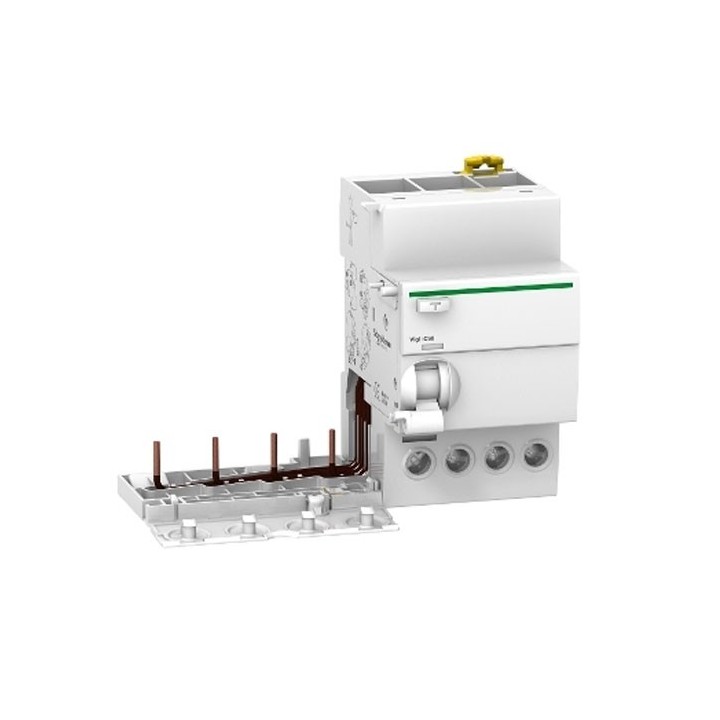 Schneider Electric - Acti9, Vigi iC60, bloc différentiel 4P 40A 300mA type AC 230-240/400-415V - Réf : A9V44440