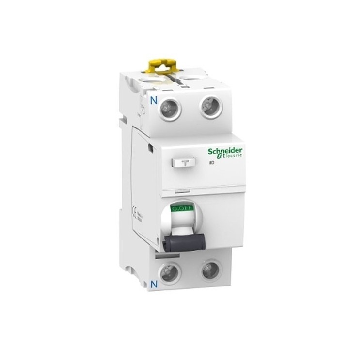 Schneider Electric - Acti9 iID interrupteur différentiel 2P 40A 30mA type Asi - Réf : A9R61240