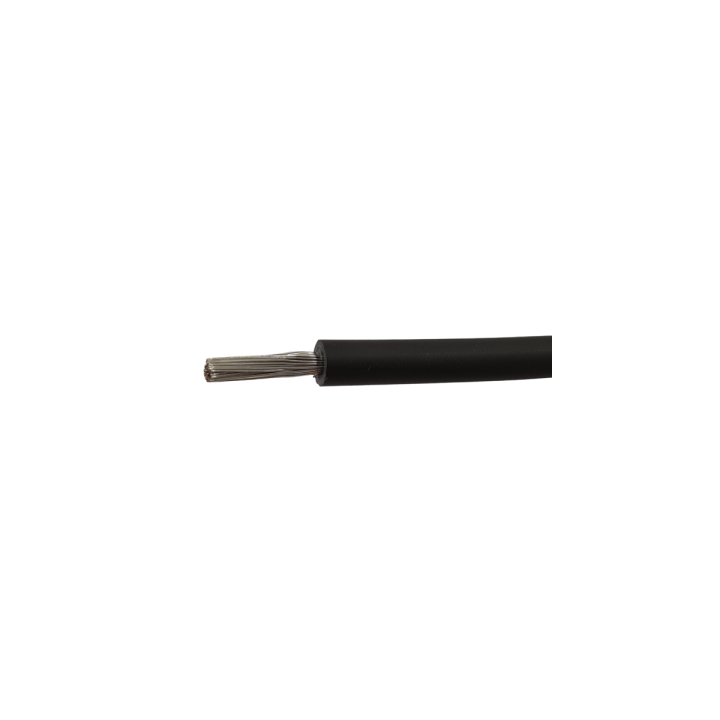 Cable solaire 4mm2 H1Z2Z2-K Noir DCA - coupe au mètre - Réf : 200034