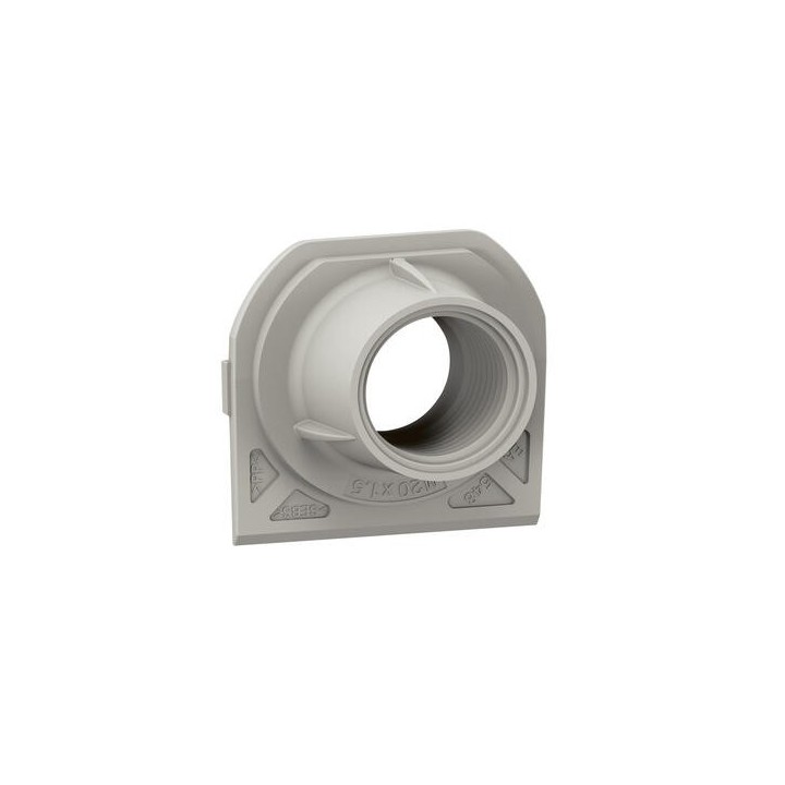 Legrand - Embout presse-étoupe de remplacement pour boîtier saillie étanche Plexo 1 entrée filetage ISO20 - gris - Réf : 069660L