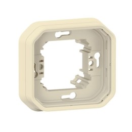 Legrand - Support plaque étanche pour montage encastré 1 poste Plexo - sable - Réf : 069890L