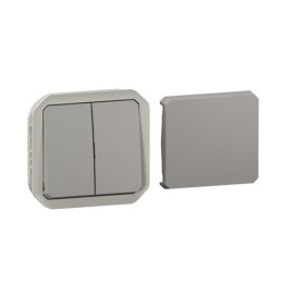 Legrand - Transformeur étanche réversible pour réaliser 5 fonctions Plexo IP55 IK08 composable gris - Réf : 069506L