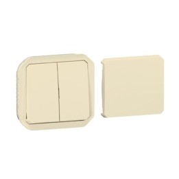 Legrand - Transformeur étanche réversible pour réaliser 5 fonctions Plexo IP55 IK08 composable sable - Réf : 069809L