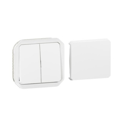 Legrand - Transformeur étanche réversible pour réaliser 5 fonctions Plexo IP55 IK08 composable blanc - Réf : 069618L