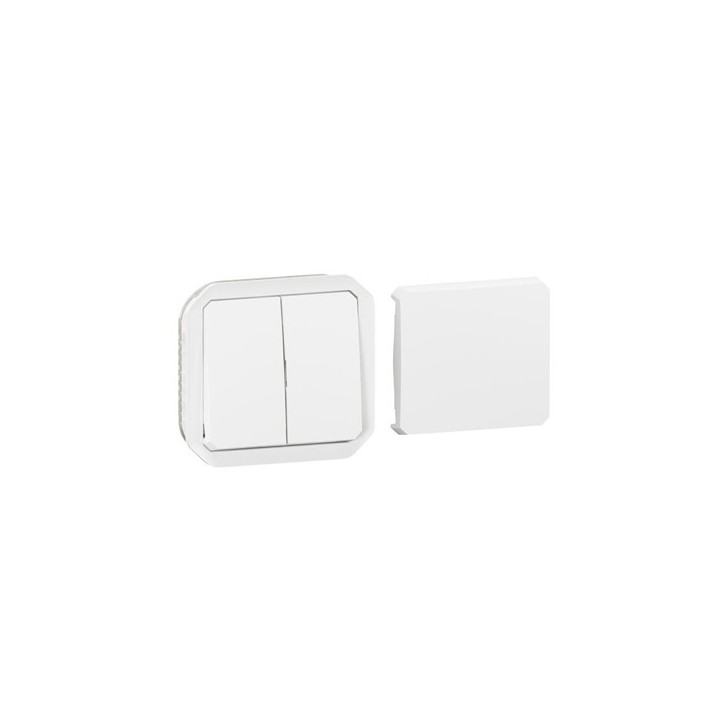 Legrand - Transformeur étanche réversible pour réaliser 5 fonctions Plexo IP55 IK08 composable blanc - Réf : 069618L