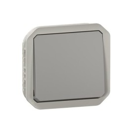 Legrand - Interrupteur ou va-et-vient étanche Plexo 10AX 250V IP55 IK08 composable gris - Réf : 069511L