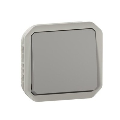 Legrand - Interrupteur ou va-et-vient étanche Plexo 10AX 250V IP55 IK08 composable gris - Réf : 069511L