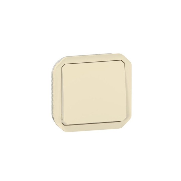 Legrand - Interrupteur ou va-et-vient étanche Plexo 10AX 250V IP55 IK08 composable sable - Réf : 069808L